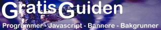 Gratis programmer
Javascript
Bannere
Bakgrunner
